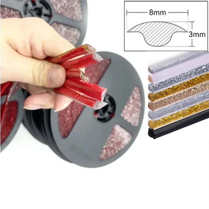 Self-Adhesive Ceramic Tile Gap Tape Kitchen Bathroom Waterproof Beautiful Seam Tape Wall Floor Gap Line Household  Decoration